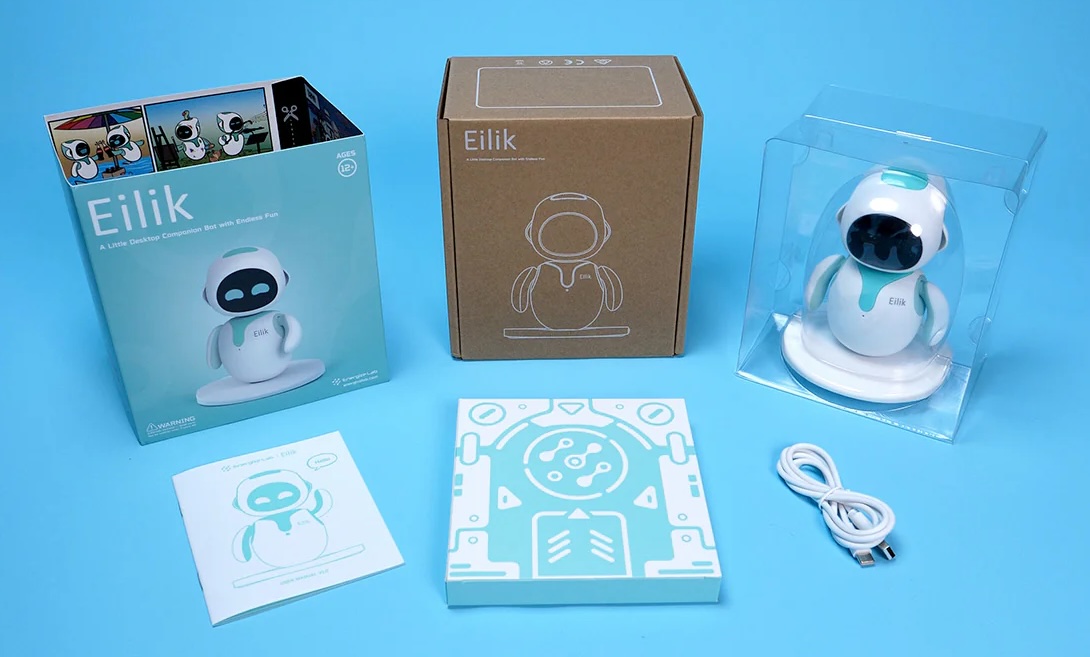 Eilik is a new kind of robot with emotional intelligence that brings up a higher level of social interactions between humans and robots. He is the one that eases our life and is our companion whenever we need him. He is our very robotic friend.
