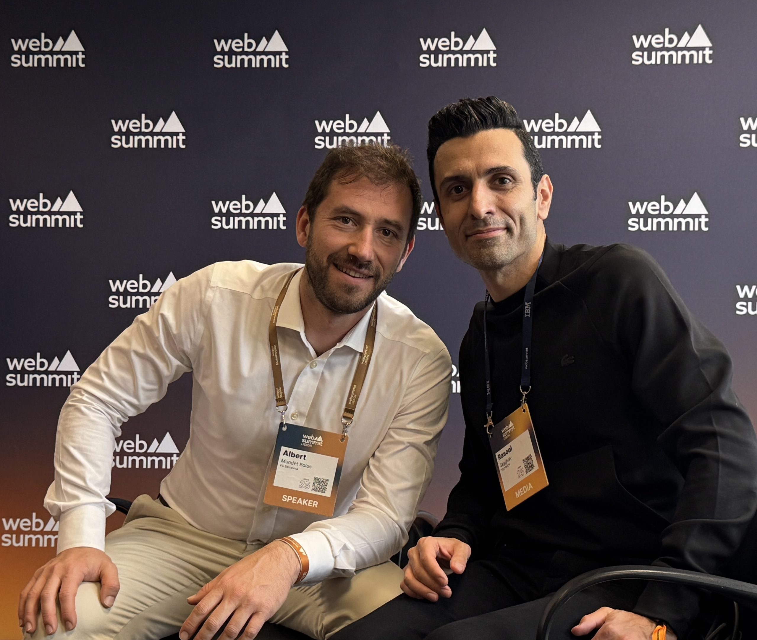 Rasool Seyghaly interviewing Albert Mundet Bolós, Manager at Barça Innovation Hub